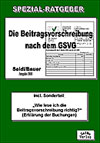 Die Beitragsvorschreibung nach dem GSVG